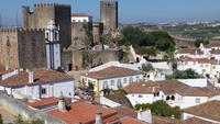 Blick auf die Burg  von Obidos
