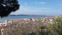 lissabon - Blick vom Castelo über die Stadt 