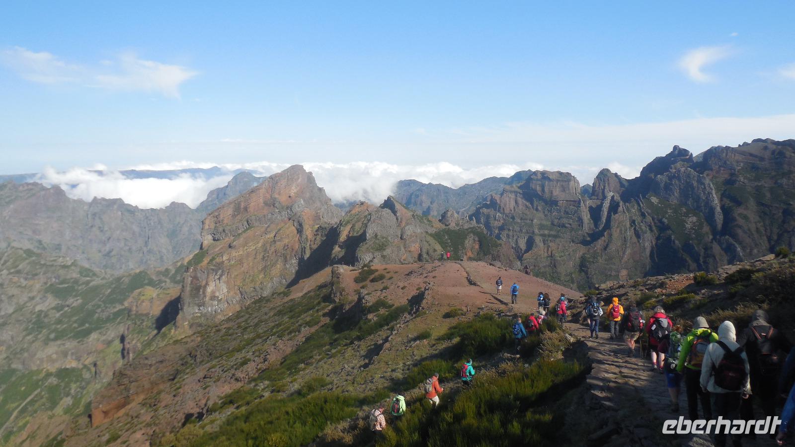 Wanderung vom Pico Arieiro zum Pico Ruivo