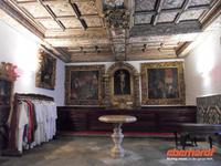 Sakristei mit wunderschöner Kassettendecke