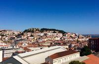 Lissabon und Castelo de Sao Jorge
