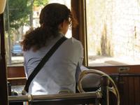 Fahrt mit der Straßenbahnlinie 18