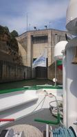 Einfahrt in Schleuse, Douro