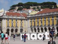 Lissabon - Blick auf die Burg Sao Jorge