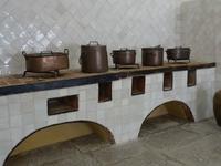 Sintra -  im Inneren des Königsschloßes - die Küche