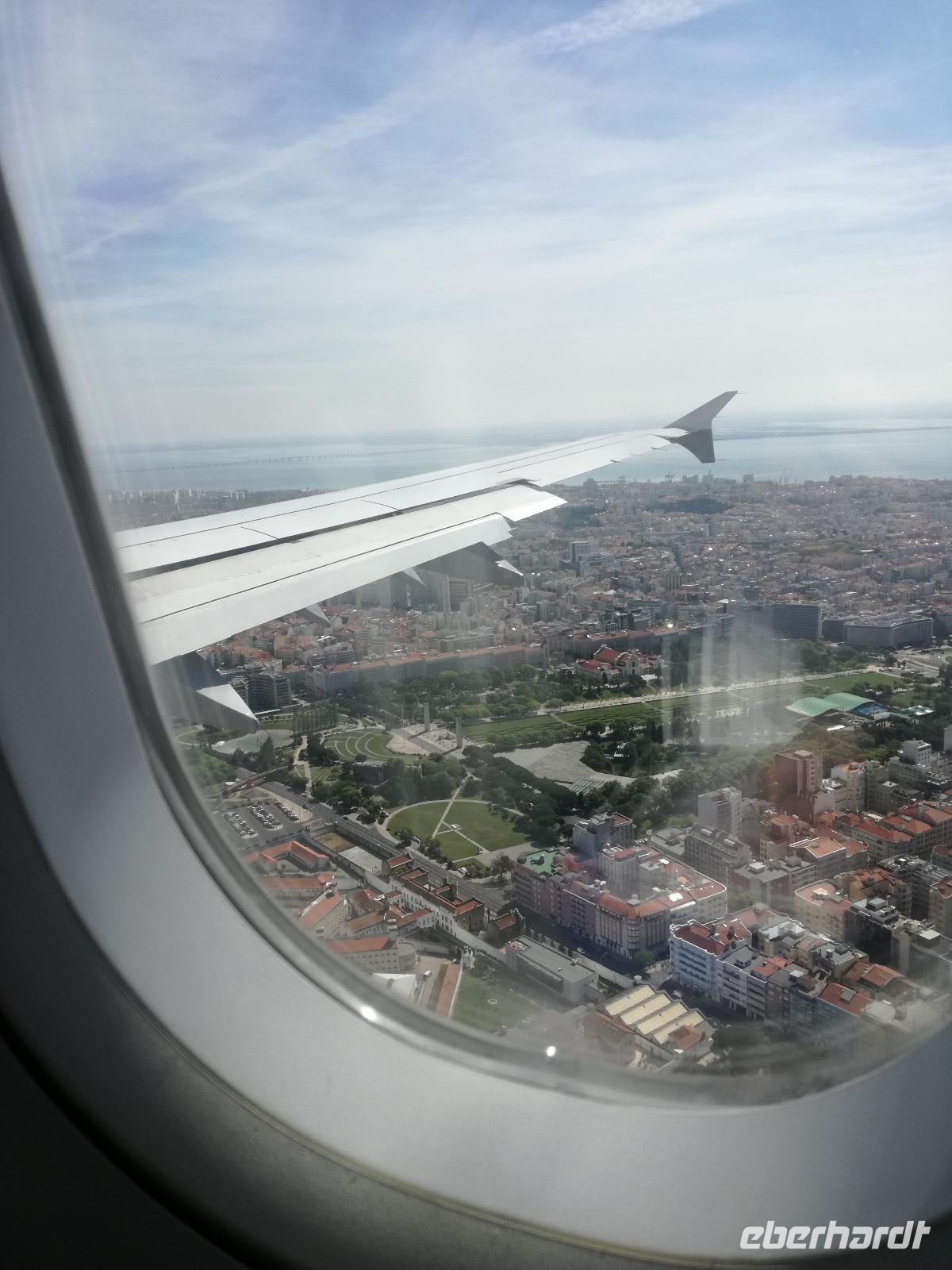 Flug nach Lissabon 