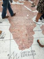 Entdeckerdenkmal Landkarte