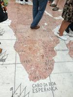 Entdeckerdenkmal Landkarte