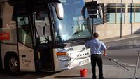 Morgentoilette für unseren Bus