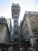 Portugal – Lissabon, Fahrstuhl in die Oberstadt