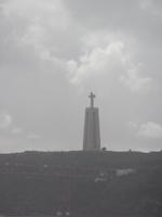 Christusstatue am anderen Ufer des Tejo