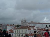 Burg über den Dächern Lissabons