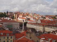 Lissabon - Blick auf Rossio