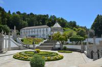 Schöne Bepflanzungen bei Bom Jesus 
