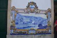 Azulejos am Bahnhof in Pinhao