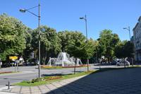 Springbrunnen beim Parque Aquilino Ribeiro in Viseu