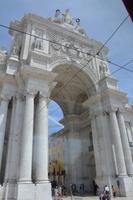 Arco da Rua Augusta am Platz des Handels in Lissabon 