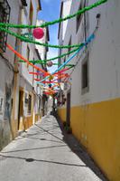 Geschmückte Gassen in Èvora