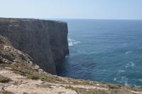 Blick auf den Ozean vom Cabo de São Vicente 