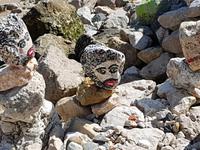 Portugal, Lissabon, Kunst am Strand