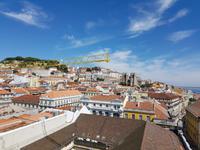 Portugal, Lissabon, Blick vom Augustustor