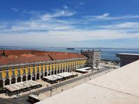 Portugal, Lissabon, Blick vom Augustustor
