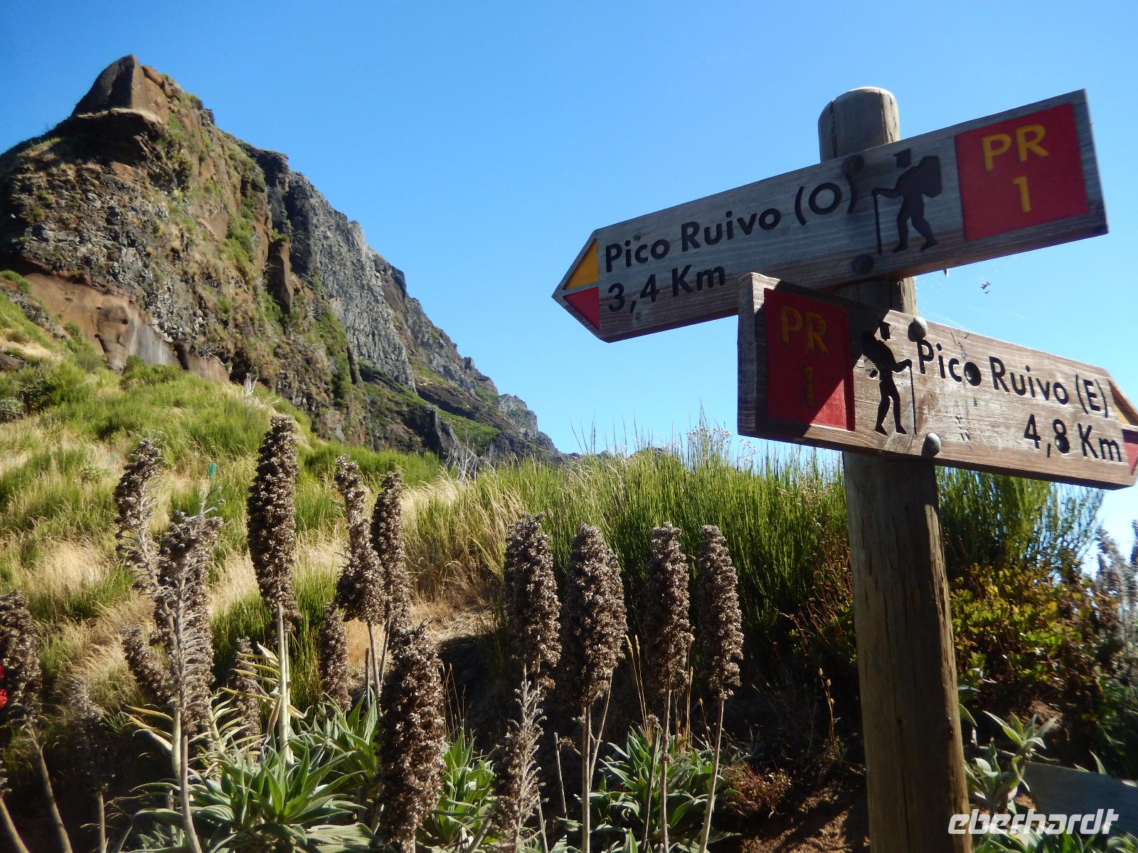 Wanderung vom Pico Arieiro zum Pico Ruivo