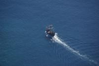 Die Santa Maria, eine Nachbildung eines der Schiffe Columbus