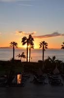 Sonnenaufgang, Blick vom Hotel