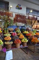 Obststand in der Markthalle von Funchal