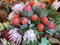 Blumenstand in der Markthalle von Funchal