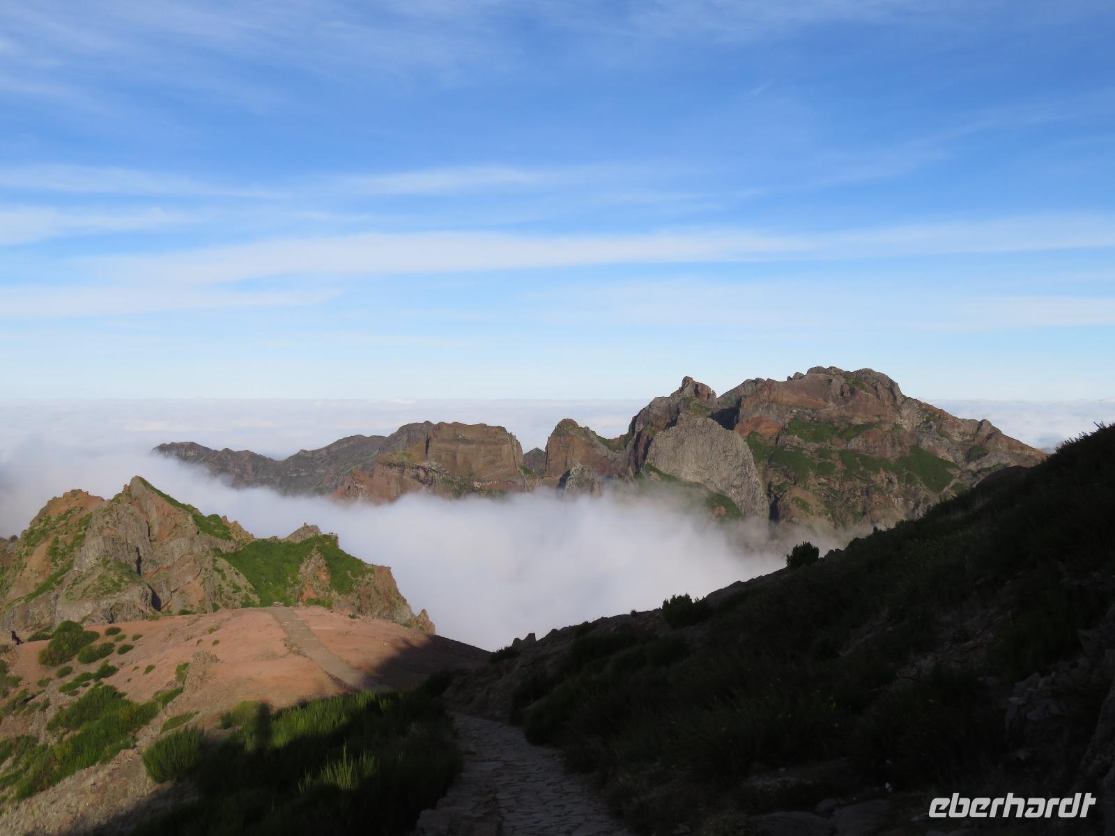Pico do Ariero - 1.818 Meter - zweithöchster Gipfel Madeiras