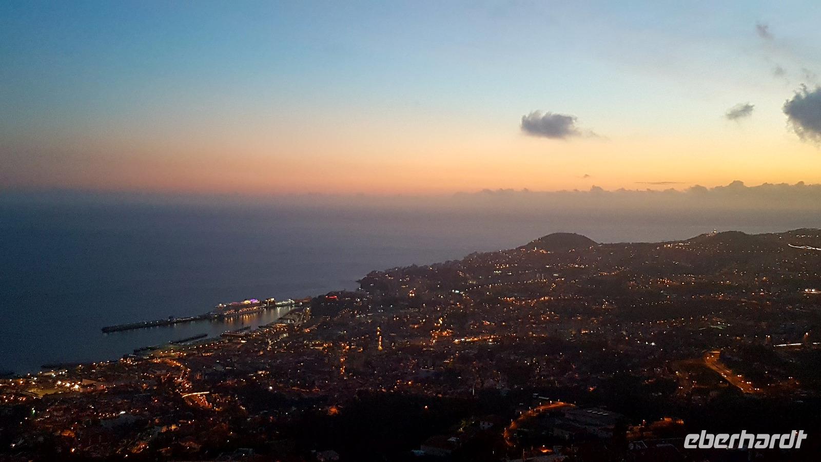 Blick vom Panoramarestaurant 