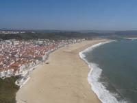 Nazare -  Blick vom Felsen auf die Stadt
