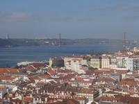 Lissabon, Castello Sao Jorge , Blick auf den Tejo