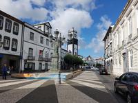Portugal, Azoren, Ponta Delgada, Rathausplatz
