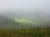 Portugal, Azoren, Faial, Blick in den Krater
