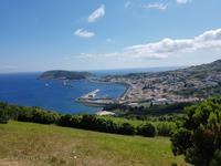 Portugal, Azoren, Faial, Blick auf Horta
