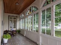 Portugal, Azoren, Faial, Horta, Haus mit der Uhr in der deutschen Siedlung