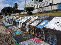 Portugal, Azoren, Faial, Seglerhafenmauer