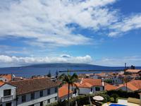 Portugal, Azoren, Faial, Blick vom Hotel Horta nach Pico
