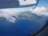 Portugal, Azoren, Pico vom Flugzeug aus