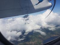 Portugal, Azoren, Pico vom Flugzeug aus