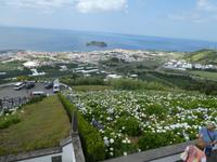 Portugal, Azoren, Blick auf Vila Franca do Campo