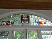 Portugal, Azoren, Faial, Horta, Haus mit der Uhr in der deutschen Siedlung