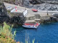 unsere Boote nach Corvo