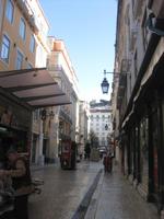 Stadtrundgang Lissabon - eine Seitengasse der Rua Augusta 