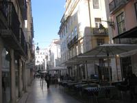 Stadtrundgang Lissabon - eine Seitengasse der Rua Augusta 