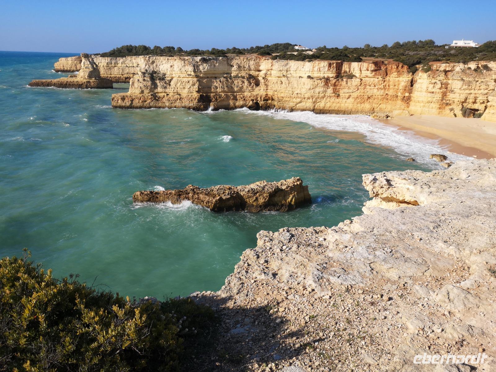 Küstenwanderung von Senhora da Rocha nach Rocha Brava