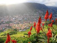 Blick vom Pico do Facho über Machico 
